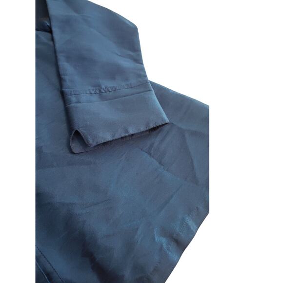 IC By Connie K Blue Collar Button Down Top Artsy Buttons Small Business Wear - Picture 8 of 10